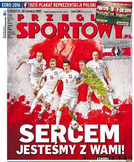 A lengyel lapok is hangoltak / Forrás: UEFA.com