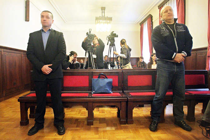 Labancz "urat" ( jobbra) 2002-ben vesztegetés miatt is elítélték Fotó: MTI