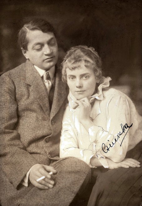 Ady Endre és Boncza Berta (Csinszka) fotó: Székely Aladár 1915