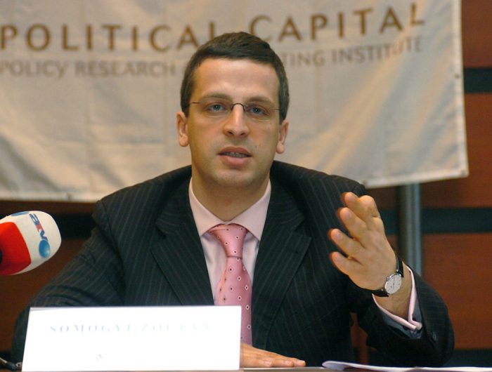Somogyi Zoltán, a Political Capital egykori vezetője, az MDF egykori kampányfőnöke és a politikafüggetlen NBH fő tanácsadója (kép: Híradó.hu)