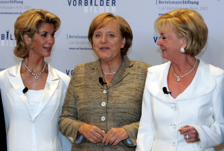 Merkel és Mohn. 