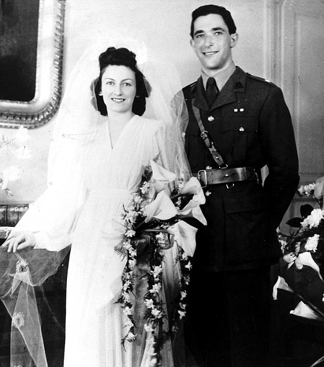 Robert Maxwell és feleségének házassága - 1945 / Fotó: Dailymail.co.uk