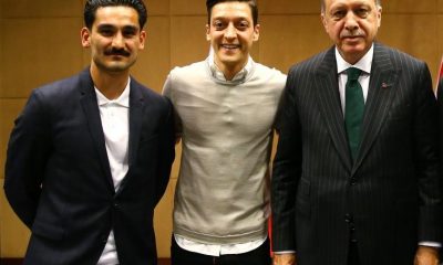 Özil és Gundogan Erdogannal / Forrás: Twitter