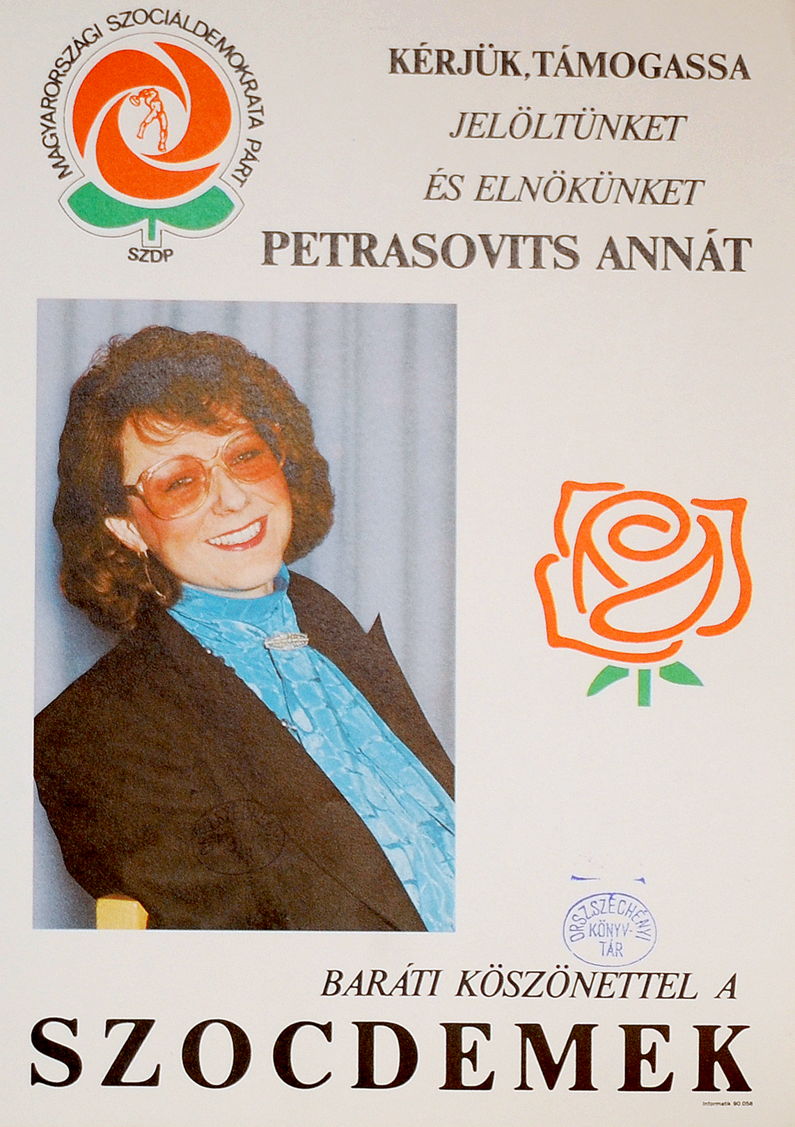 1990-es választási plakát - Amikor még úgy tűnt van esély ...