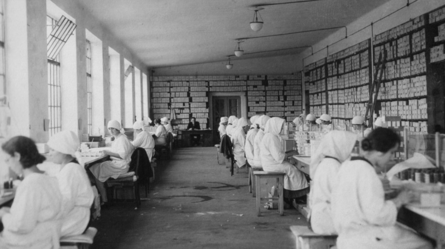 A Richter Gedeon gyár 1930-ban / Fotó: Fortepan.hu, MZSL/Ofner Károly
