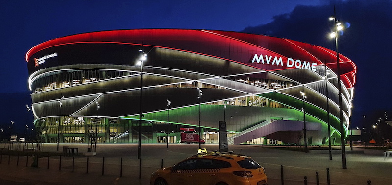 A csodálatos MVM DOME Aréna méltó helyszíne lesz a 2022-es férfi kézilabda Európa-bajnokságnak és nagyszerű otthona a magyar válogatottnak.<br /> MTVA/Bizományosi: Róka László<br />
