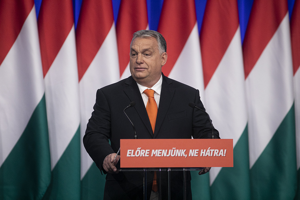 Győzelme esetén Orbán Viktor kormánya folytatni tudja nemzetépítő politikáját. Nincs más alternatíva a magyarság fennmaradása szempontjából. </br> Fotó: Horváth Péter Gyula