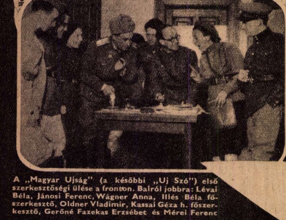 Csodacsapat a Szivárvány nevű propaganda-újságban / Forrás: Szivárvány, 1947