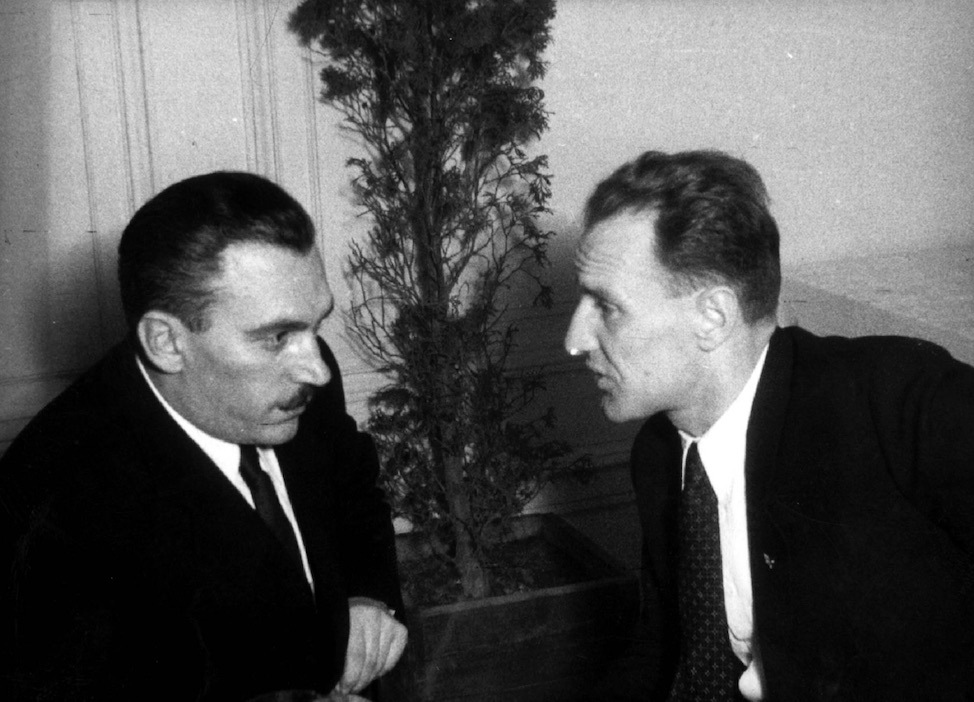 Péter Gábor és Kádár János 1948-ban / Fotó: MTI