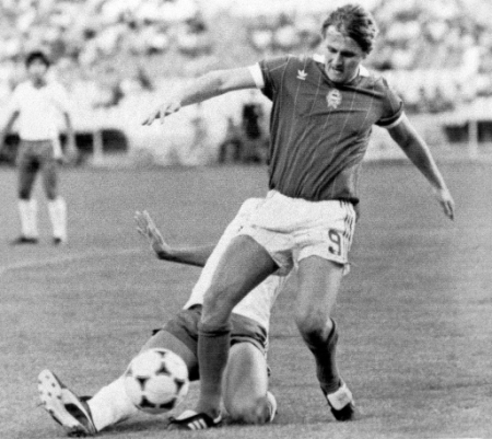 Az 1982-es világbajnokságon. Fotó: MTI/Petrovits László