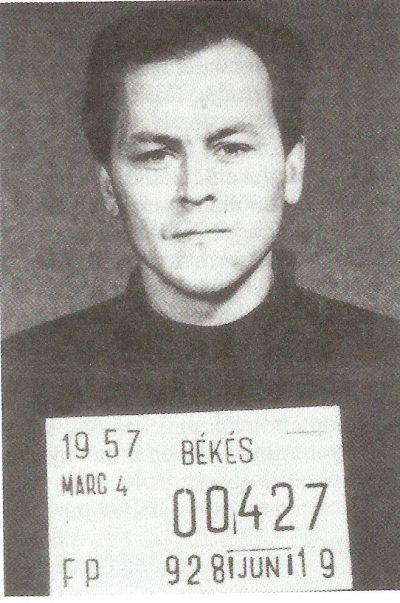 Fekete Pál 1957 tavaszán, immáron letartóztatott fogvatartottként. Fotó: családi archívum