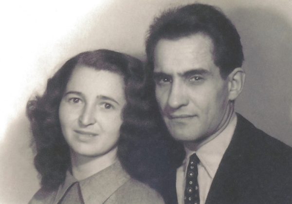 Balogh László a feleségével. Fotó: családi archívum