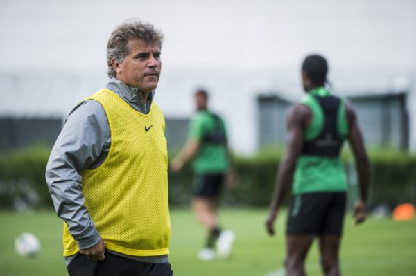 Máté Csaba lett a Ferencváros labdarúgó-csapatának vezetőedzője. A következő időszakban ő dirigál majd. <br />Fotó: MTI/Mónus Márton