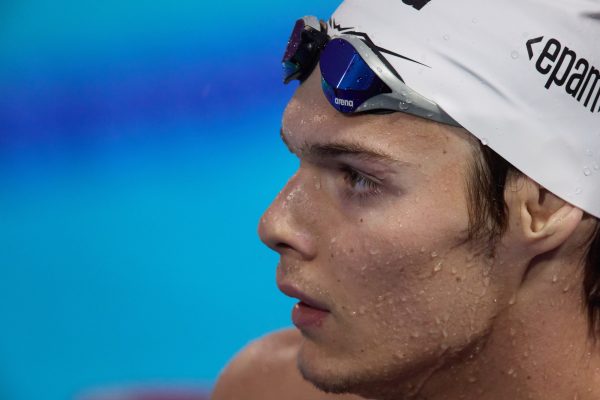 Kós Hubert aranyérmes lett férfi 200 méteres vegyesúszásban!<br />Fotó: MTI/Derencsényi István